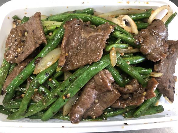 Beef and Green Beans in Blackbean sauce 豉汁牛肉四季豆